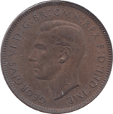 1943 FARTHING ( UNC ) - Farthing - Cambridgeshire Coins