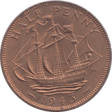 1943 HALFPENNY ( BU ) - Halfpenny - Cambridgeshire Coins