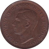 1943 HALFPENNY ( UNC ) - Halfpenny - Cambridgeshire Coins