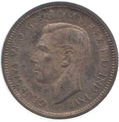 1943 MAUNDY FOURPENCE ( UNC ) - Maundy Coins - Cambridgeshire Coins