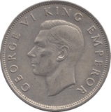 1943 NEW ZEALAND SILVER HALFCROWN - SILVER WORLD COINS - Cambridgeshire Coins