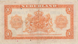 1943 ONE GULDEN BANKNOTE NETHERLANDS REF 920 - World Banknotes - Cambridgeshire Coins