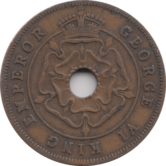 1943 ONE PENNY RHODESIA/ ZIMBABWE - WORLD COINS - Cambridgeshire Coins
