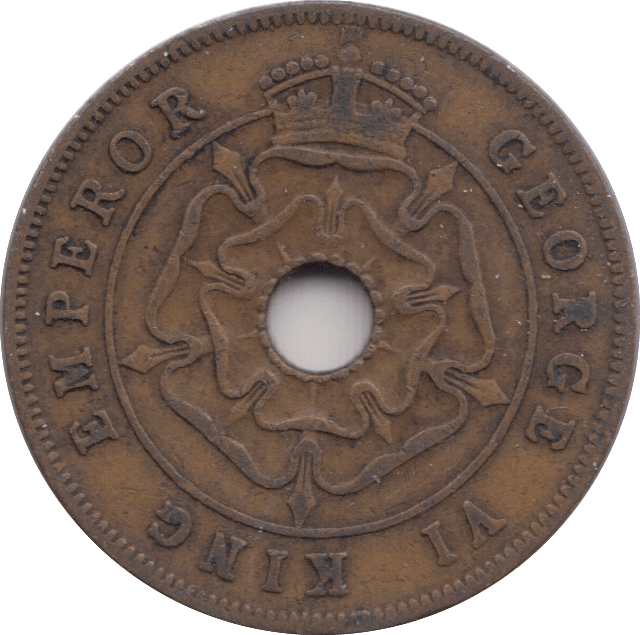 1943 ONE PENNY SOUTHERN RHODESIA / ZIMBABWE - WORLD COINS - Cambridgeshire Coins
