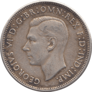 1943 S SILVER FLORIN TWO SHILLING AUSTRALIA SILVER - SILVER WORLD COINS - Cambridgeshire Coins