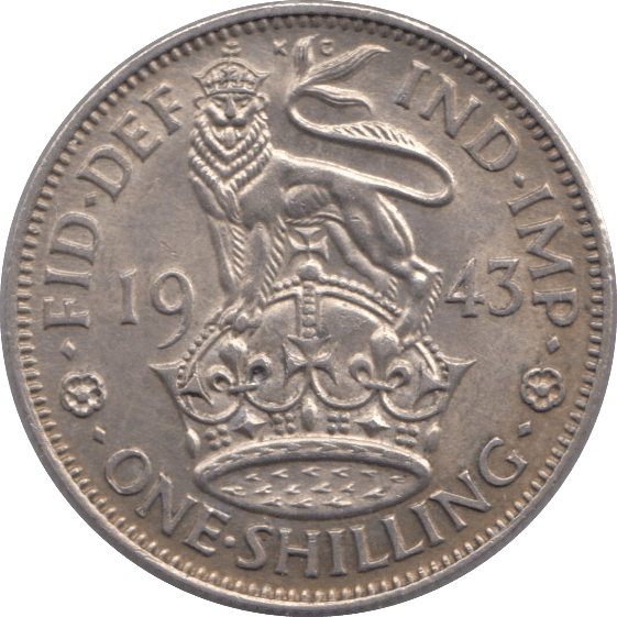 1943 SHILLING ( AUNC ) - Shilling - Cambridgeshire Coins