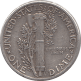 1943 SILVER 1 DIME USA - SILVER WORLD COINS - Cambridgeshire Coins