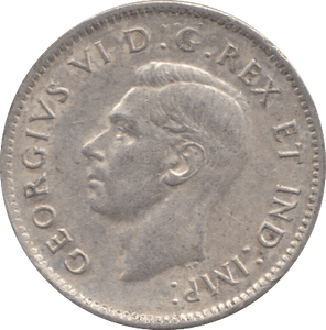 1943 SILVER 10 CENTS CANADA - SILVER WORLD COINS - Cambridgeshire Coins