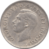 1943 SILVER 10 CENTS CANADA - SILVER WORLD COINS - Cambridgeshire Coins