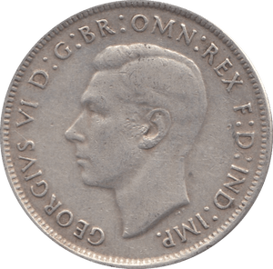 1943 SILVER FLORIN AUSTRALIA - SILVER WORLD COINS - Cambridgeshire Coins