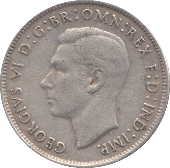 1943 SILVER FLORIN AUSTRALIA - SILVER WORLD COINS - Cambridgeshire Coins