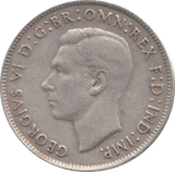 1943 SILVER FLORIN AUSTRALIA - SILVER WORLD COINS - Cambridgeshire Coins