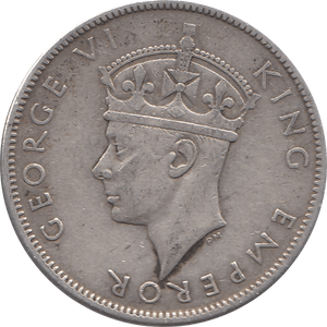 1943 SILVER FLORIN FIJI REF H81 - SILVER WORLD COINS - Cambridgeshire Coins