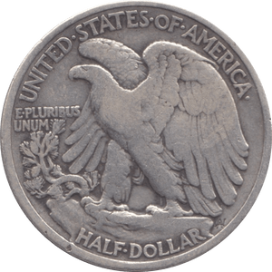 1943 SILVER HALF DOLLAR USA C - WORLD SILVER COINS - Cambridgeshire Coins