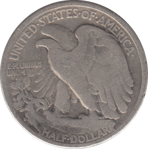 1943 SILVER HALF DOLLAR USA - SILVER WORLD COINS - Cambridgeshire Coins