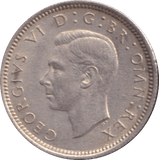 1943 SIXPENCE ( AUNC ) - Sixpence - Cambridgeshire Coins