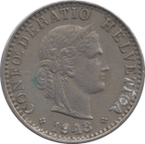 1943 SWITZERLAND 20 RAPPEN - WORLD COINS - Cambridgeshire Coins