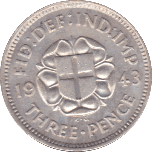 1943 THREEPENCE ( AUNC ) - Threepence - Cambridgeshire Coins