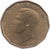 1943 THREEPENCE ( BU ) 23 - Threepence - Cambridgeshire Coins