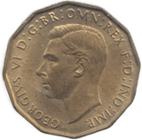 1943 THREEPENCE ( UNC ) 26 - Threepence - Cambridgeshire Coins