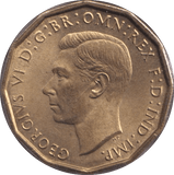 1943 THREEPENCE ( UNC ) 2 - Threepence - Cambridgeshire Coins