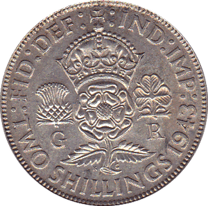 1943 TWO SHILLINGS ( UNC ) - Two SHILLINGS - Cambridgeshire Coins