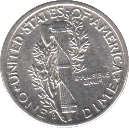 1943 USA SILVER DIME DENVER MINT - SILVER WORLD COINS - Cambridgeshire Coins