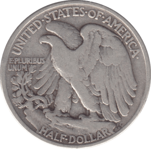 1943 USA SILVER HALF DOLLAR - SILVER WORLD COINS - Cambridgeshire Coins