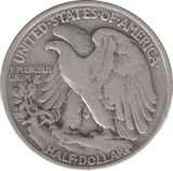 1943 USA SILVER HALF DOLLAR - SILVER WORLD COINS - Cambridgeshire Coins