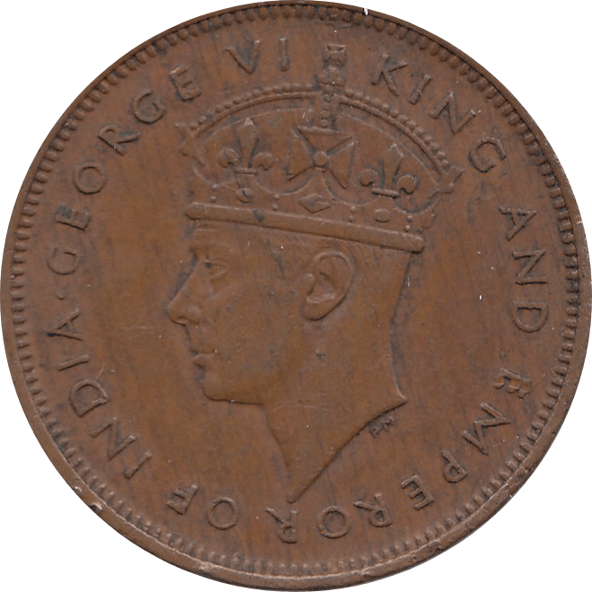 1944 5 CENTS MAURITIUS REF H153 - WORLD COINS - Cambridgeshire Coins