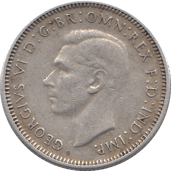 1944 .925 SILVER GEORGE VI SHILLING AUSTRALIA REF H43 - SILVER WORLD COINS - Cambridgeshire Coins