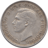 1944 .925 SILVER GEORGE VI SHILLING AUSTRALIA REF H43 - SILVER WORLD COINS - Cambridgeshire Coins