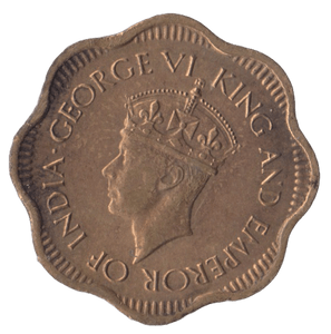 1944 CEYLON 10 CENTS - WORLD COINS - Cambridgeshire Coins