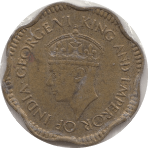 1944 CEYLON 2 CENTS - WORLD COINS - Cambridgeshire Coins
