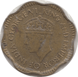 1944 CEYLON 2 CENTS - WORLD COINS - Cambridgeshire Coins