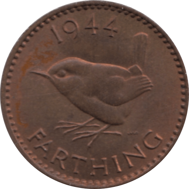 1944 FARTHING 2 ( BU ) 13 - Farthing - Cambridgeshire Coins