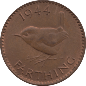 1944 FARTHING 2 ( UNC ) 14 - Farthing - Cambridgeshire Coins