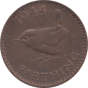 1944 FARTHING ( EF ) - Farthing - Cambridgeshire Coins
