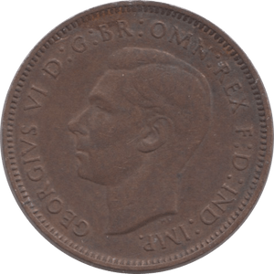 1944 FARTHING ( EF ) - Farthing - Cambridgeshire Coins