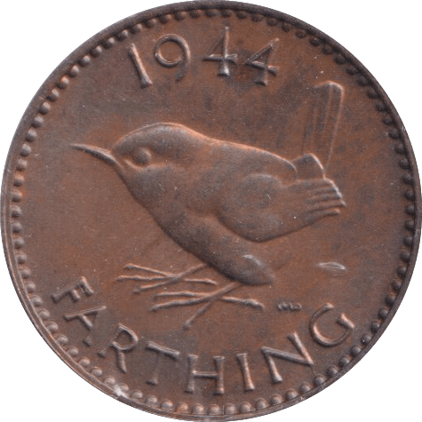 1944 FARTHING ( UNC ) - Farthing - Cambridgeshire Coins