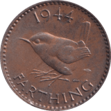 1944 FARTHING ( UNC ) - Farthing - Cambridgeshire Coins