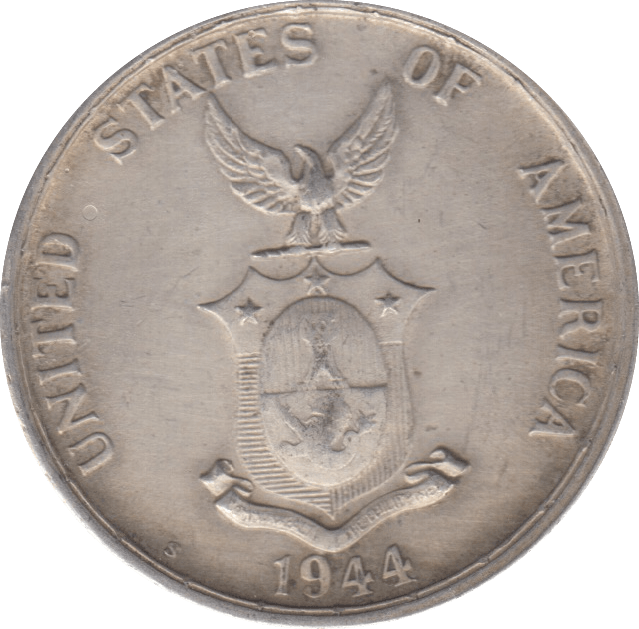 1944 FIFTY FIVE CENTAVOS USA - WORLD COINS - Cambridgeshire Coins