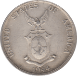 1944 FIFTY FIVE CENTAVOS USA - WORLD COINS - Cambridgeshire Coins