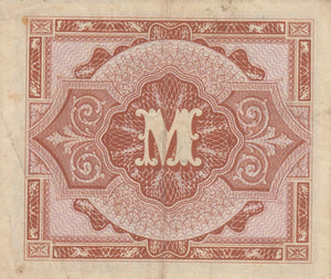 1944 FIVE MARK GERMAN BANKNOTE ALLIED OCCUPATION OF GERMANY REF 780 - World Banknotes - Cambridgeshire Coins