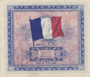 1944 FRENCH 5 FRANCS BANKNOTE REF 1385 - World Banknotes - Cambridgeshire Coins