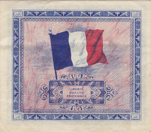 1944 FRENCH 5 FRANCS BANKNOTE REF 1386 - World Banknotes - Cambridgeshire Coins