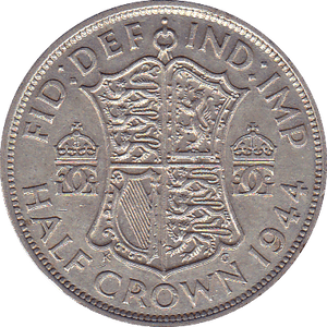 1944 HALFCROWN ( EF ) - Halfcrown - Cambridgeshire Coins