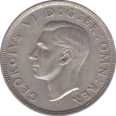 1944 HALFCROWN ( EF ) - Halfcrown - Cambridgeshire Coins