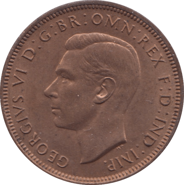 1944 HALFPENNY ( AUNC ) - HALFPENNY - Cambridgeshire Coins