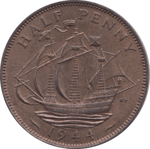 1944 HALFPENNY ( BU ) 4 - Halfpenny - Cambridgeshire Coins